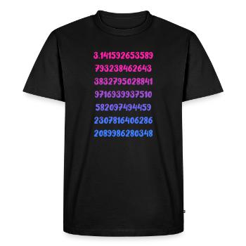 Mathématiques Math Mathématicien Math Professeur Cadeau - T-shirt Premium bio Homme - noir - Devant - Nico (187cm)