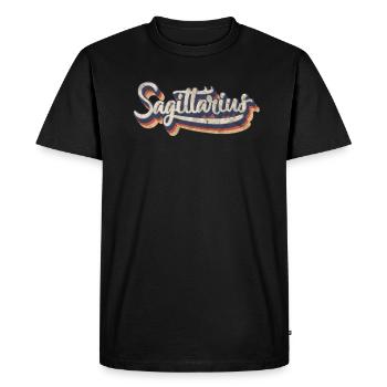 Sagittarius - Men's Premium Organic T-Shirt - black - Front - Nico (187cm)