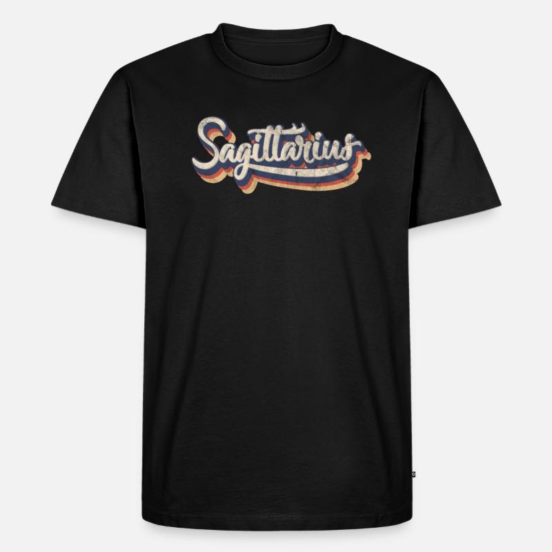 Schütze - Männer Premium Bio T-Shirt - Schwarz
