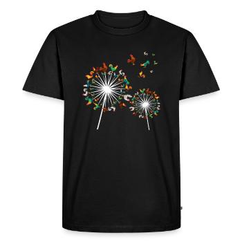 Chicken Farm Poultry Rooster Chickens Gift - Men's Premium Organic T-Shirt - black - Front - Nico (187cm)