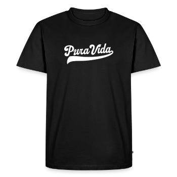 Costa Rica - T-shirt Premium bio Homme - noir - Devant - Nico (187cm)