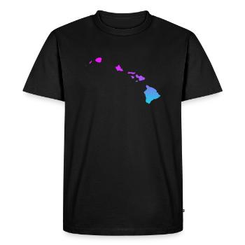 Hawaï - T-shirt Premium bio Homme - noir - Devant - Nico (187cm)