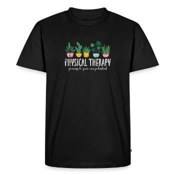 Physiothérapeute Physiothérapie Physio Cadeau - T-shirt Premium bio Homme - noir - Devant - Nico (187cm)