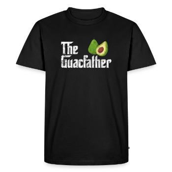 Père Guacamole - T-shirt Premium bio Homme - noir - Devant - Nico (187cm)