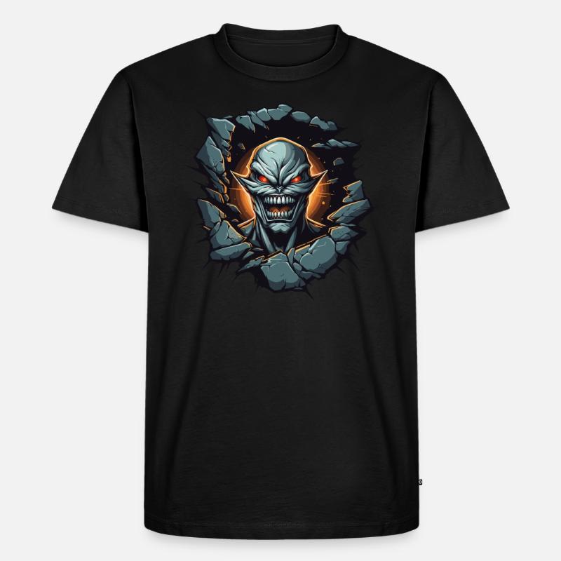 Das Monster in mir - Männer Premium Bio T-Shirt - Schwarz