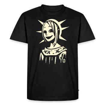 Anime Manga Lady Liberty Cosplay - Men's Premium Organic T-Shirt - black - Front - Nico (187cm)
