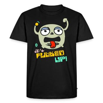 Funk It Up Le Disco Funk, Musique Funky De Dessin Animé - T-shirt Premium bio Homme - noir - Devant - Nico (187cm)