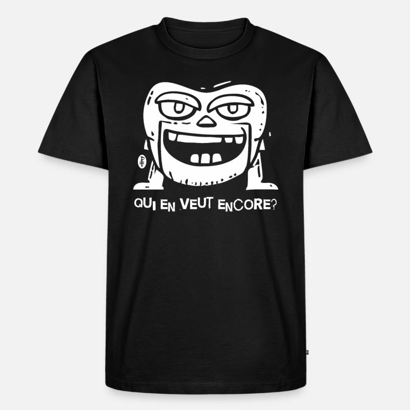 Wer will noch etwas? - Männer Premium Bio T-Shirt - Schwarz