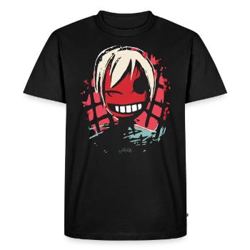 Dessin animé Anime Manga Art - T-shirt Premium bio Homme - noir - Devant - Nico (187cm)