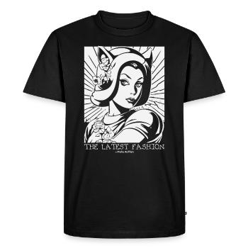 Chapeaux oreilles de chat : la dernière mode - T-shirt Premium bio Homme - noir - Devant - Nico (187cm)