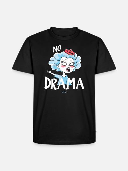 Queen without drama - Men's Premium Organic T-Shirt - black
