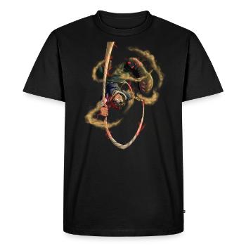 Acrobaties - T-shirt Premium bio Homme - noir - Devant - Nico (187cm)