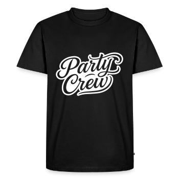 Équipe de fête - T-shirt Premium bio Homme - noir - Devant - Nico (187cm)