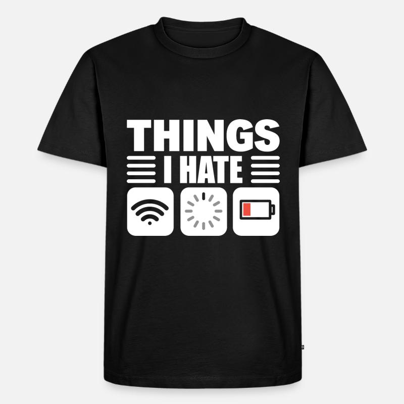 Lustiger Programmierer Computerprogrammierer - Männer Premium Bio T-Shirt - Schwarz