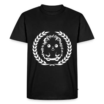 Hérisson Mignon Mignon Bébé - T-shirt Premium bio Homme - noir - Devant - Nico (187cm)