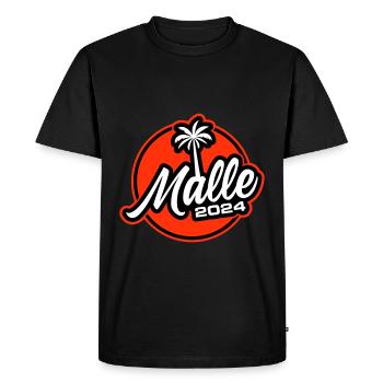 Malle 2024 Team Mallorca - Men's Premium Organic T-Shirt - black - Front - Nico (187cm)