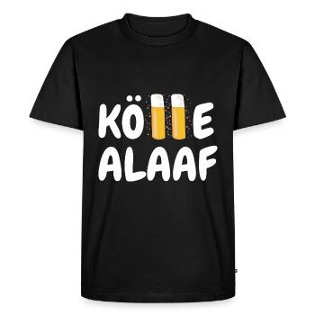 Kölle Alaaf Köln Kölsch Karneval Kölner Alkohol - Men's Premium Organic T-Shirt - black - Front - Nico (187cm)