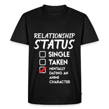 Manga de l’anime Drôle de sort Drôle Cadeau Bakou - T-shirt Premium bio Homme - noir - Devant - Nico (187cm)