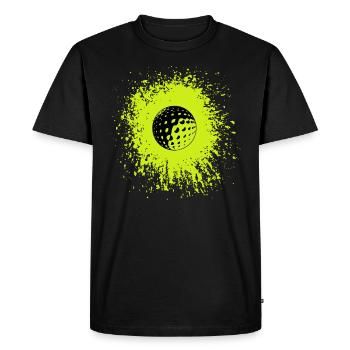 Golfers - Golfing - Golf - Men's Premium Organic T-Shirt - black - Front - Nico (187cm)