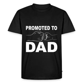 Tenue de papa rétro pour la fête des pères - T-shirt Premium bio Homme - noir - Devant - Nico (187cm)