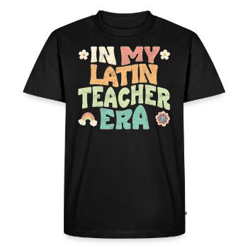 À l’époque où j’étais professeur de latin - T-shirt Premium bio Homme - noir - Devant - Nico (187cm)
