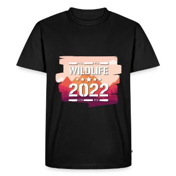 Faune 2022 - T-shirt Premium bio Homme - noir - Devant - Nico (187cm)