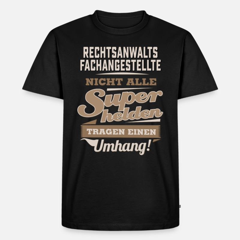Superhelden in Sepia - - Männer Premium Bio T-Shirt - Schwarz