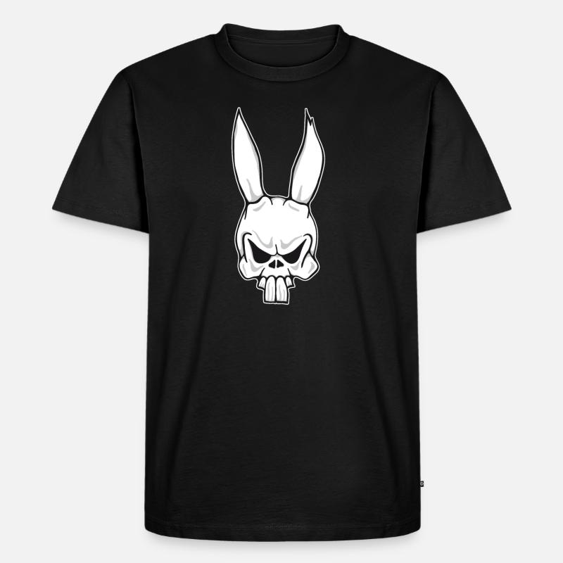 Ich hasse Ostern - Männer Premium Bio T-Shirt - Schwarz