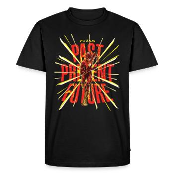 The Flash Past, Present Future - T-shirt Premium bio Homme - noir - Devant - Nico (187cm)