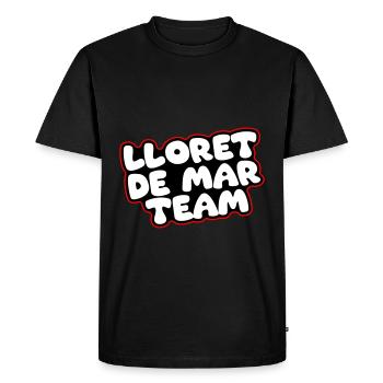 L’équipe Lloret De Mar - T-shirt Premium bio Homme - noir - Devant - Nico (187cm)