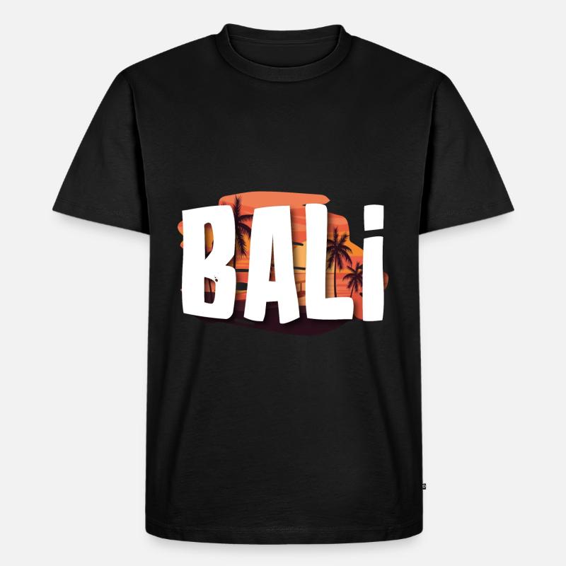 Bali - Männer Premium Bio T-Shirt - Schwarz