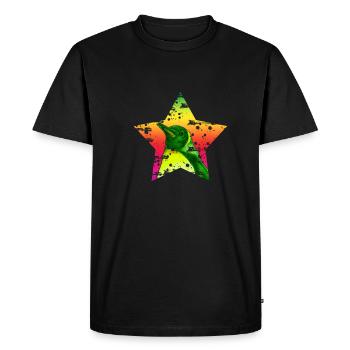 Oiseau marin pingouin pôle sud - T-shirt Premium bio Homme - noir - Devant - Nico (187cm)