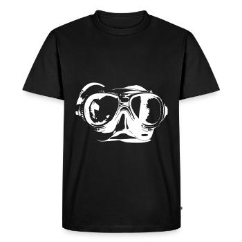 Symboles de plongée Goggles - T-shirt Premium bio Homme - noir - Devant - Nico (187cm)