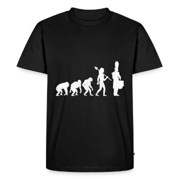 Drum Corps Evolution Marching Band Drum Music Perc - Men's Premium Organic T-Shirt - black - Front - Nico (187cm)