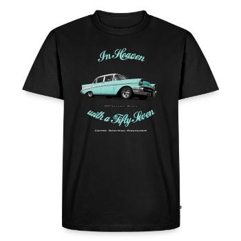 57 Chevy Belair - Men's Premium Organic T-Shirt - black - Front - Nico (187cm)