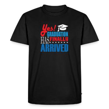 Obtention du diplôme Graduation Abi Graduation Gift - T-shirt Premium bio Homme - noir - Devant - Nico (187cm)