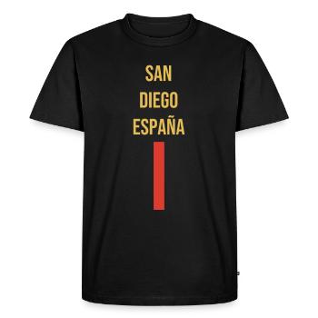 San Diego Espana Souvenir San Diego - T-shirt Premium bio Homme - noir - Devant - Nico (187cm)