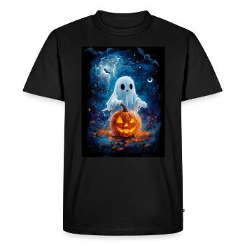 Cadeau d’Halloween Femmes Hommes Enfants Décoration - T-shirt Premium bio Homme - noir - Devant - Nico (187cm)