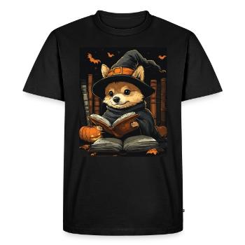 Halloween Cadeau Femmes Chien Hommes Enfants Décoration - T-shirt Premium bio Homme - noir - Devant - Nico (187cm)