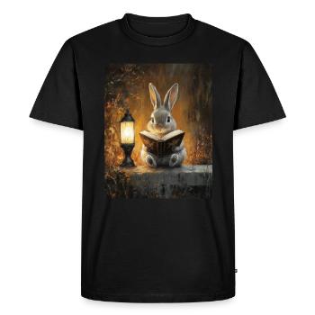 Halloween Lapin Cadeau Femmes Hommes Enfants Décoration - T-shirt Premium bio Homme - noir - Devant - Nico (187cm)