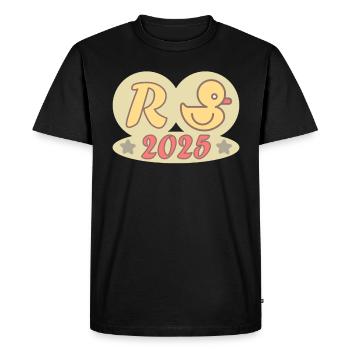Duck Pension 2025 Pension Retirement Grandpa Grandma Pensioner - Men's Premium Organic T-Shirt - black - Front - Nico (187cm)