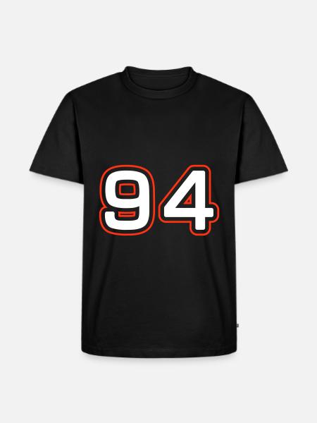 94 Number Symbol - Men's Premium Organic T-Shirt - black