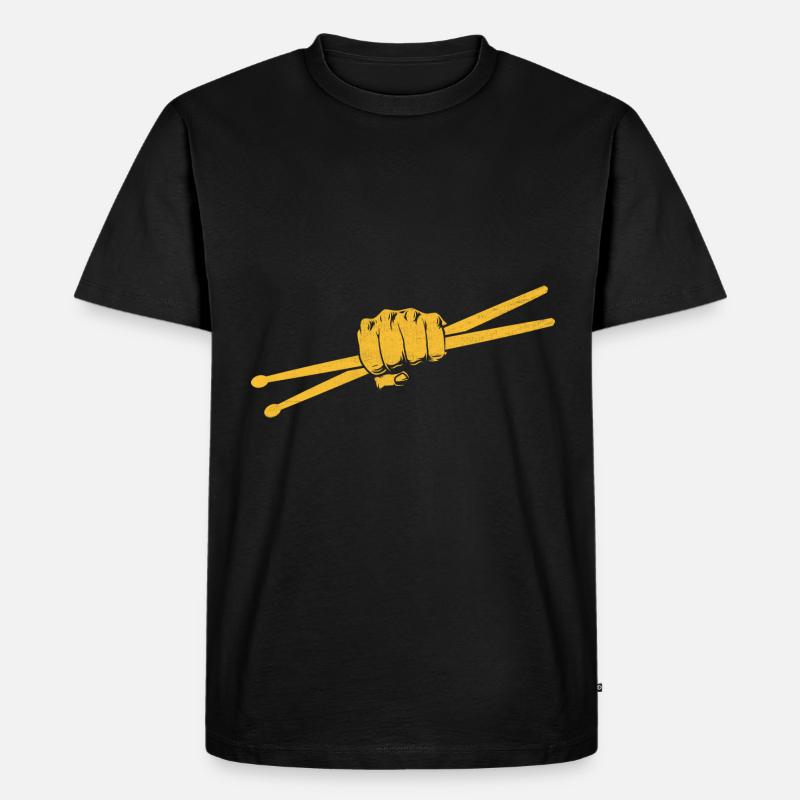 Drumstick Drummer Drum Drumming Drummers - T-shirt Premium bio Homme - noir