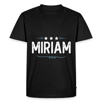Miriam - T-shirt Premium bio Homme - noir - Devant - Nico (187cm)