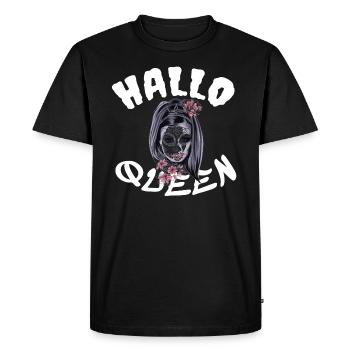 HalloQueen Halloween - Men's Premium Organic T-Shirt - black - Front - Nico (187cm)