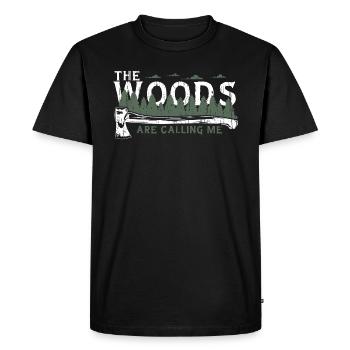 Chemise Lumberjack Woods - T-shirt Premium bio Homme - noir - Devant - Nico (187cm)