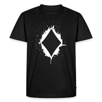 Symboles de cartes à jouer cartes vérifier jeu de cartes - T-shirt Premium bio Homme - noir - Devant - Nico (187cm)
