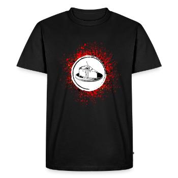 Cuisson du cheesecake - T-shirt Premium bio Homme - noir - Devant - Nico (187cm)