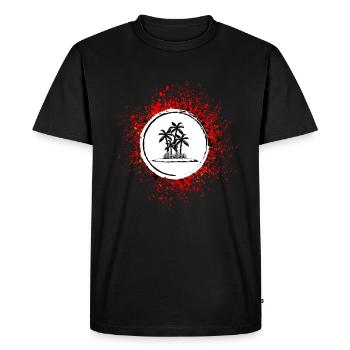 Icône de Palm Island - T-shirt Premium bio Homme - noir - Devant - Nico (187cm)
