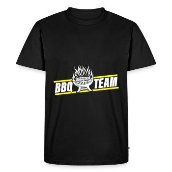 Barbecue Grill Bbq Team - Men's Premium Organic T-Shirt - black - Front - Nico (187cm)